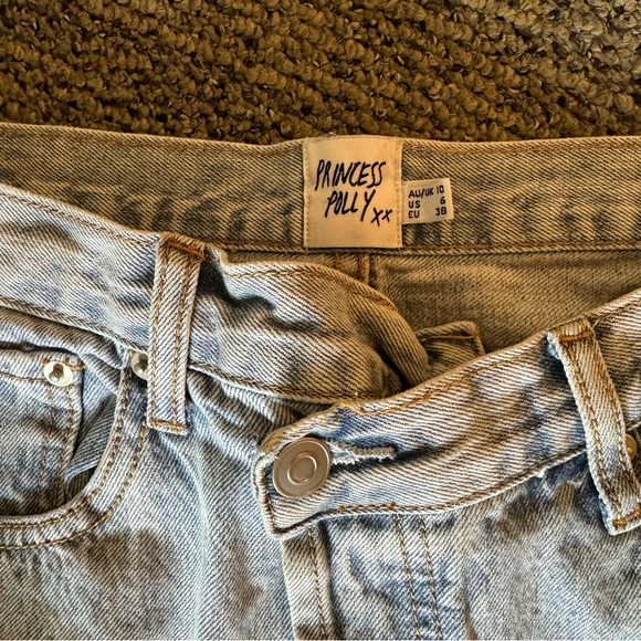 Princess Polly Holly Asymmetric Straight Leg Jean - Picture 8 of 11